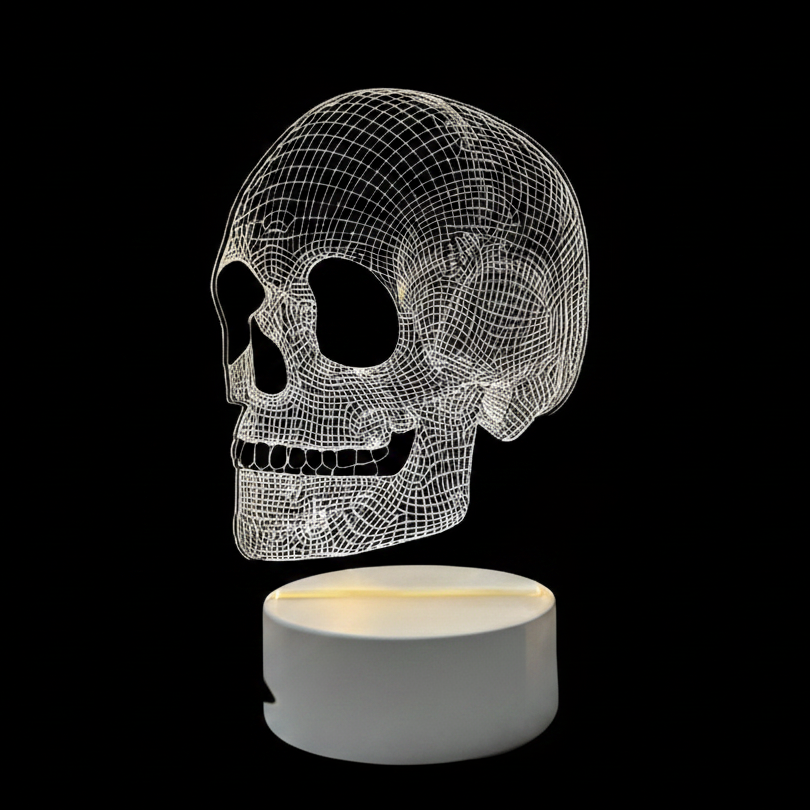 Human Skull 3D Light