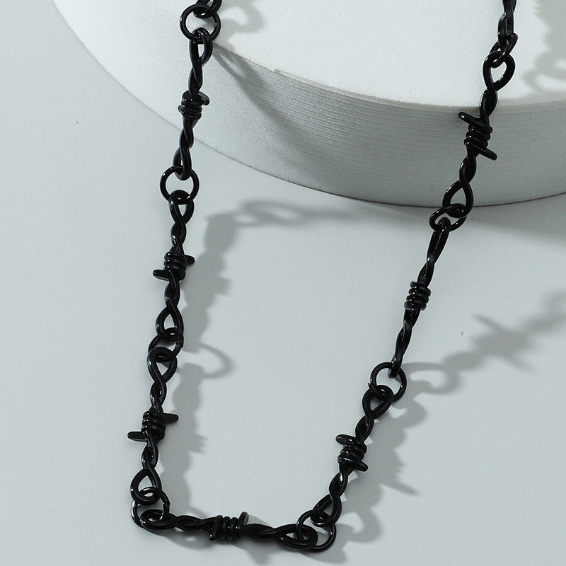 Men Goth Thorn Necklace