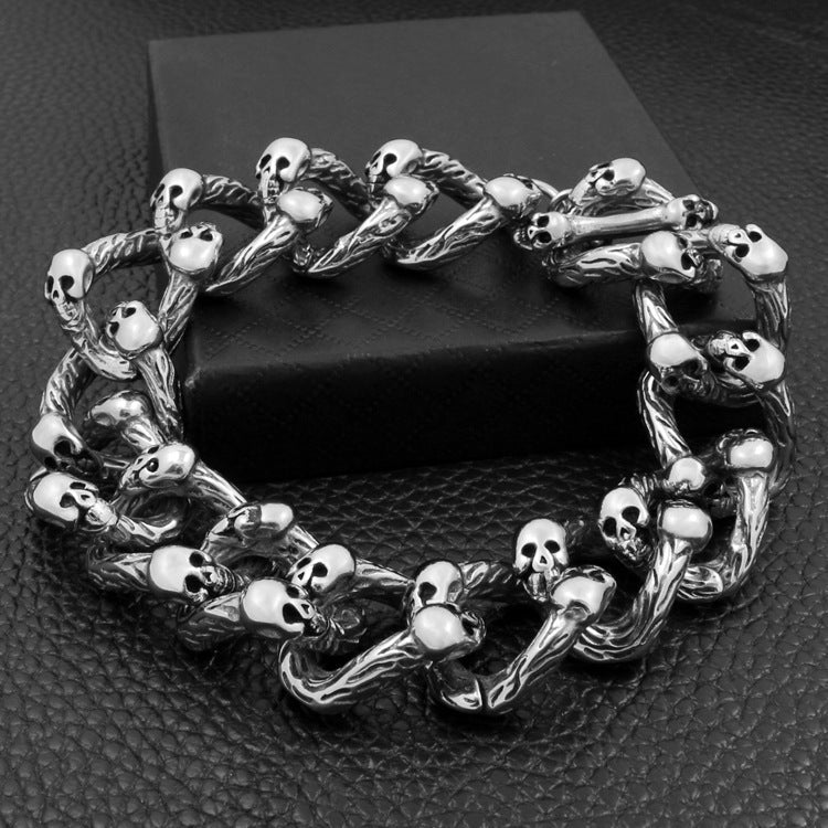 Men's Gothic Steel Bracelet