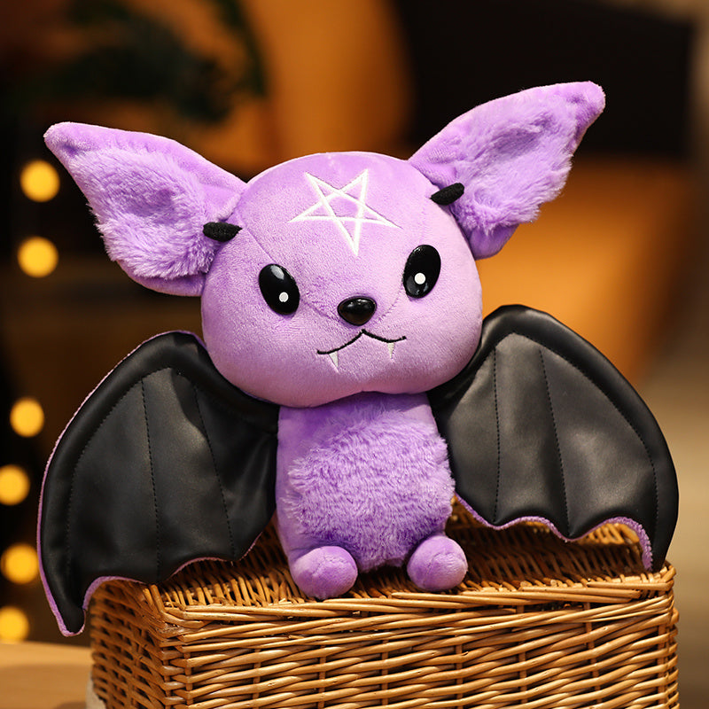Pentagram Bat Plushie Gothic