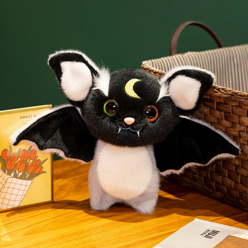Pentagram Goth Bat Plushie Animal