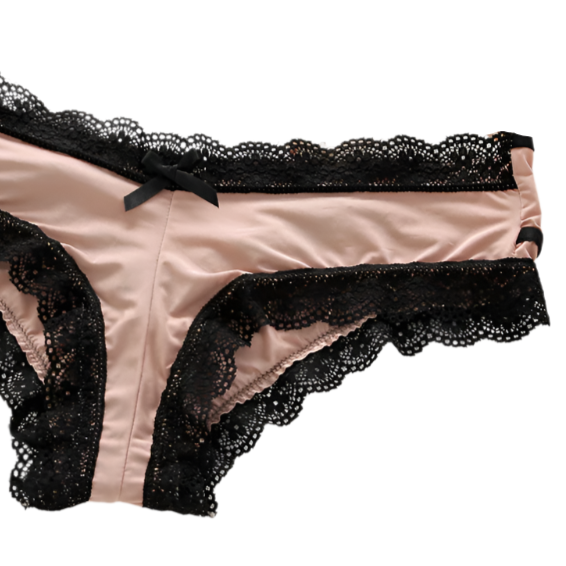 Black Pink Goth Panty