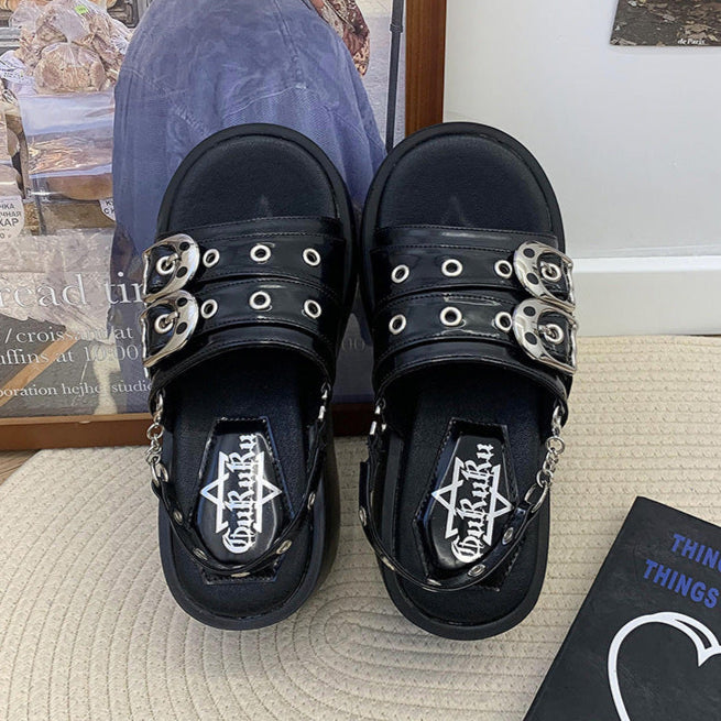 Platform Goth Birkenstock Sandals