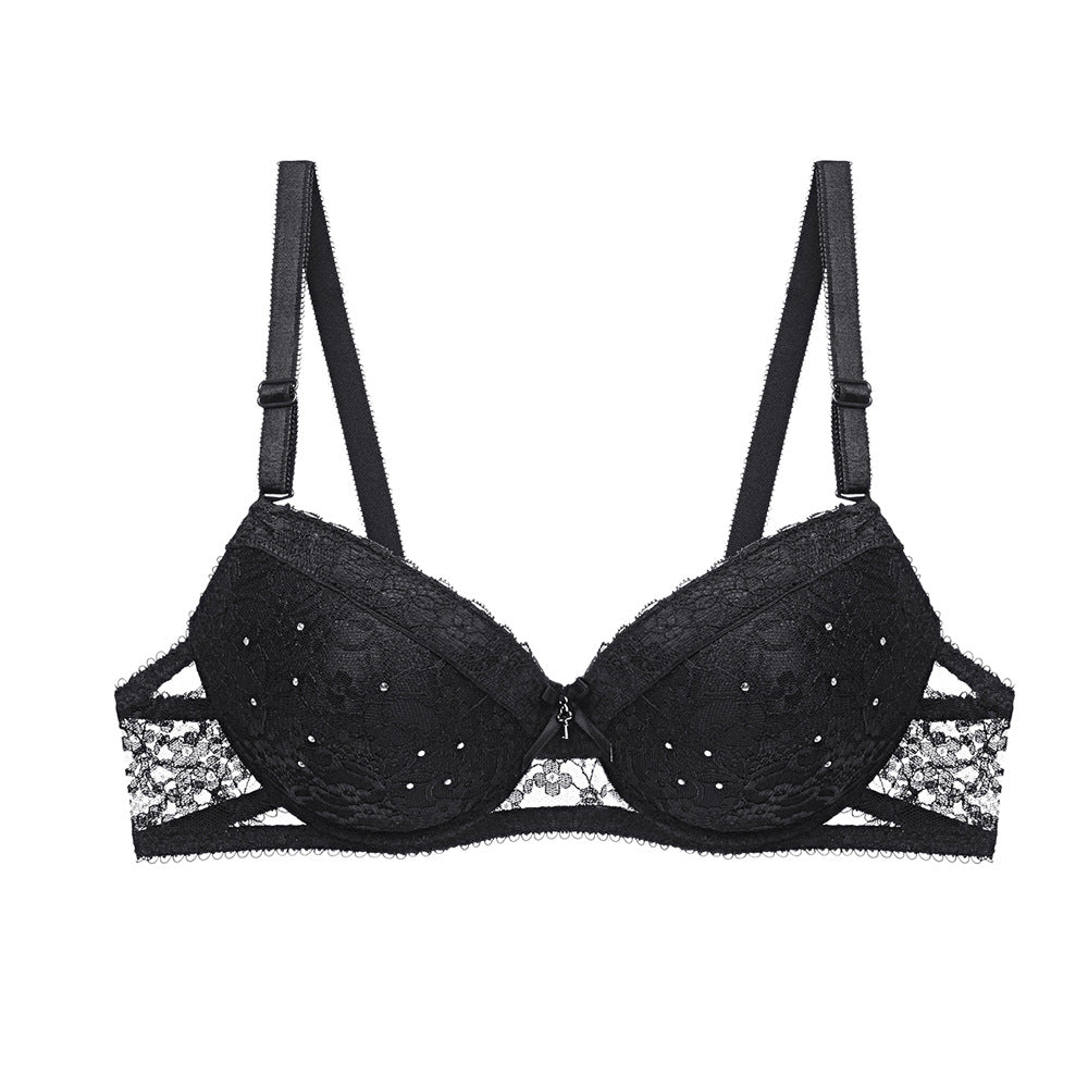 Push Up Bra Gothic Black