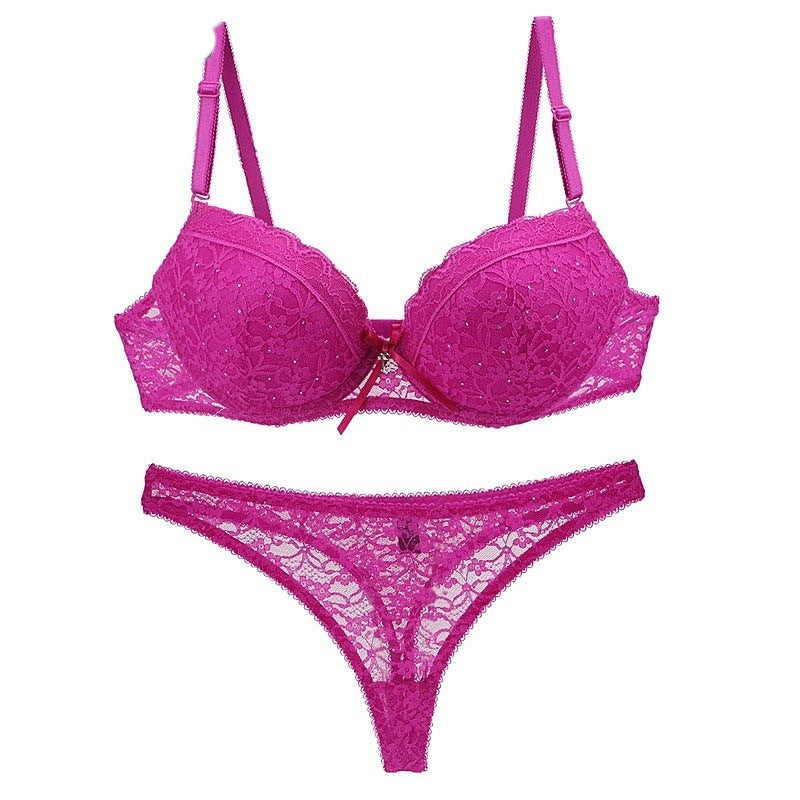 push Up Bra and Thong Set