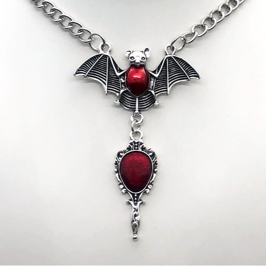 Red Bat Necklace