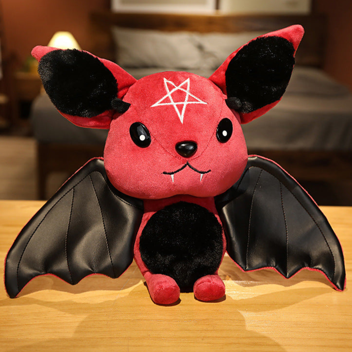pentagram Red Bat Plushie toy