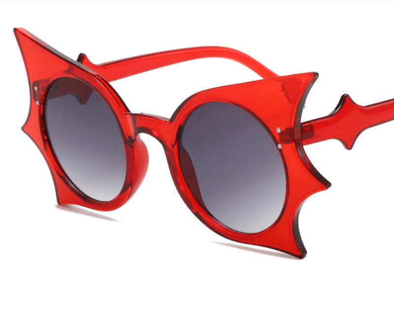 cat eye Red Cat Eye Sunglasses Gothic Style