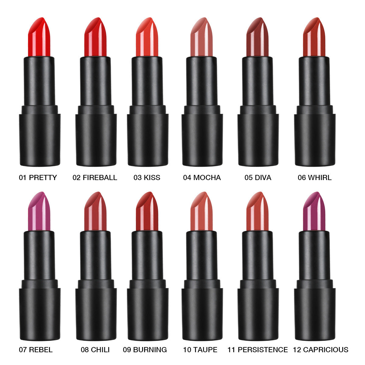 Red Goth Glossy Lipstick