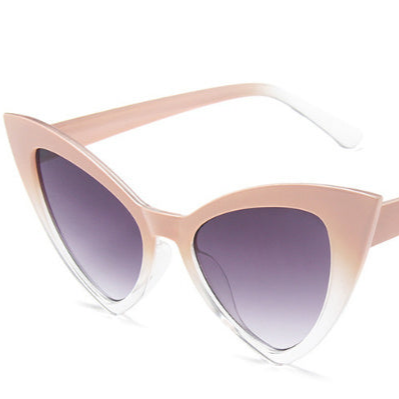 Red Vintage Goth Cat Eye Sunglasses alt