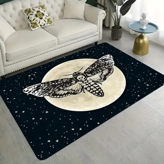 Skull Moth Carpet moon