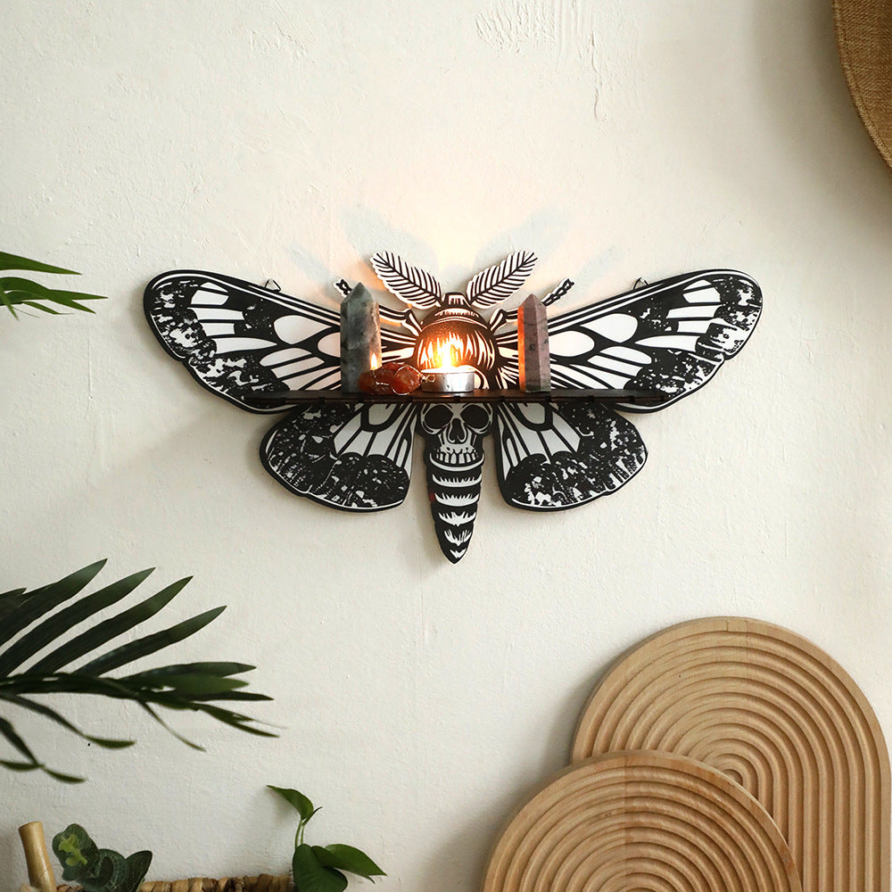 Skull Moth Wall Rack