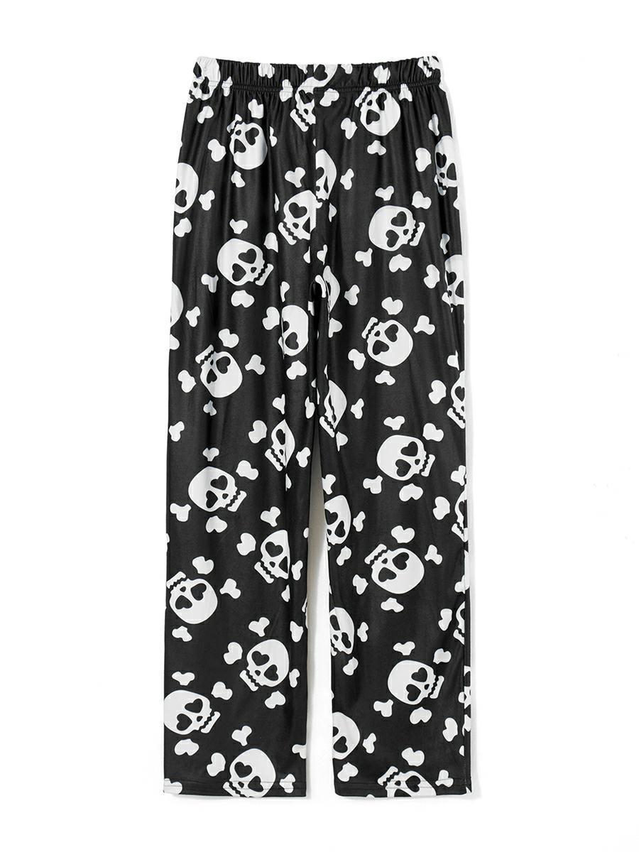 Skull Pajama Pants Goth Pj Pants for women goth