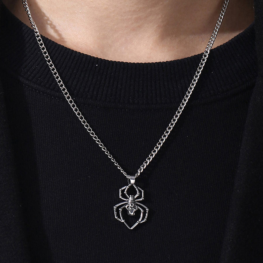 Spider Necklace Stainless Steel