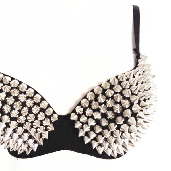 Spike Bra Top Punk Gothic