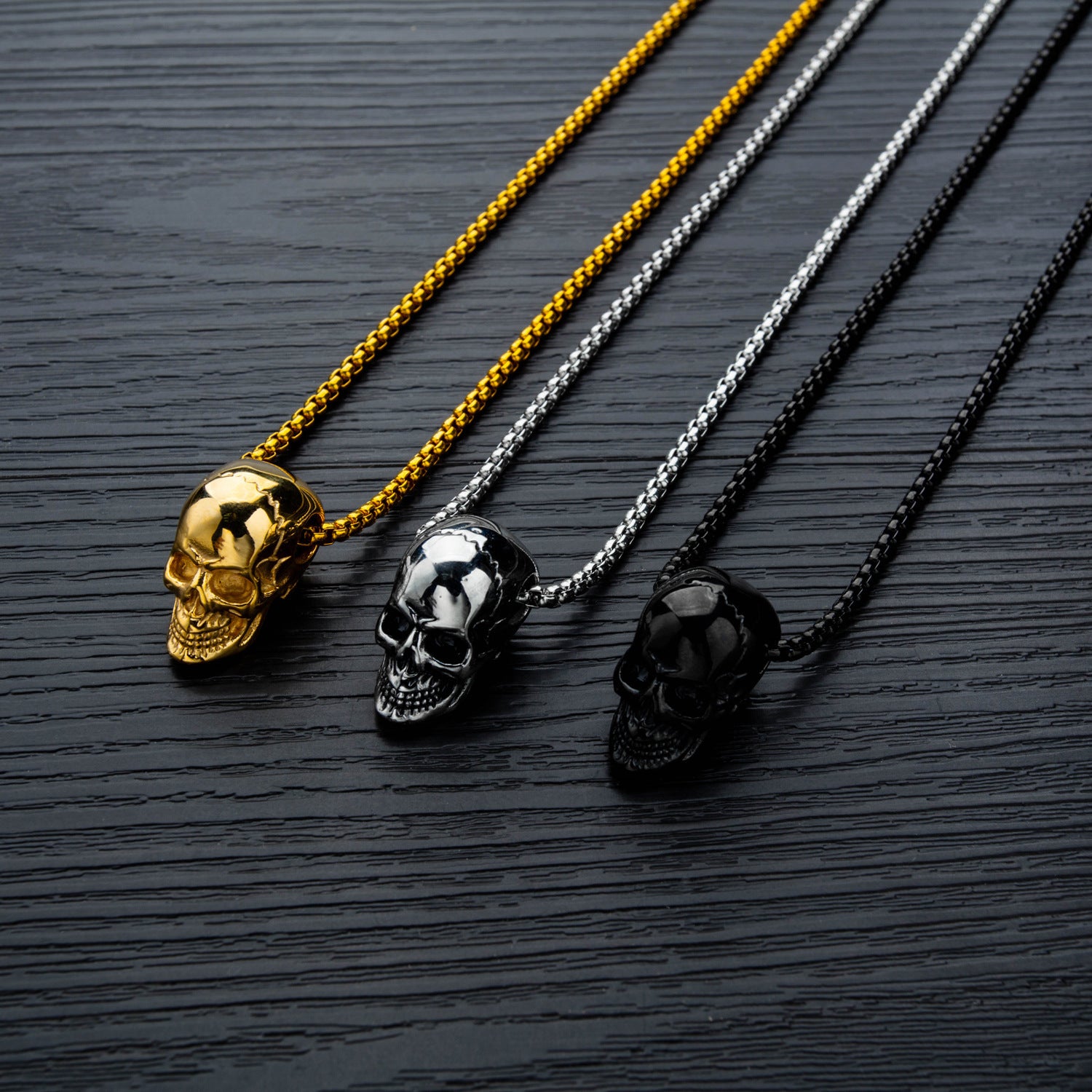 Stainless Steel Skull Necklace