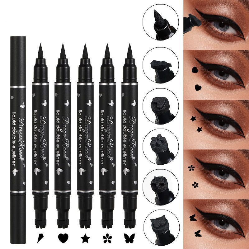 Star Stamp Eyeliner Pen Double Headed Waterproof