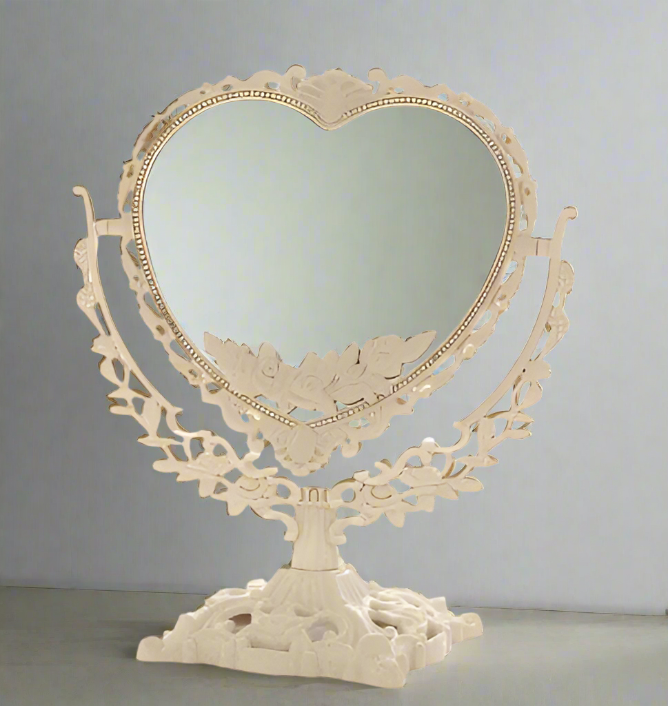 Victorian Heart Makeup Mirror