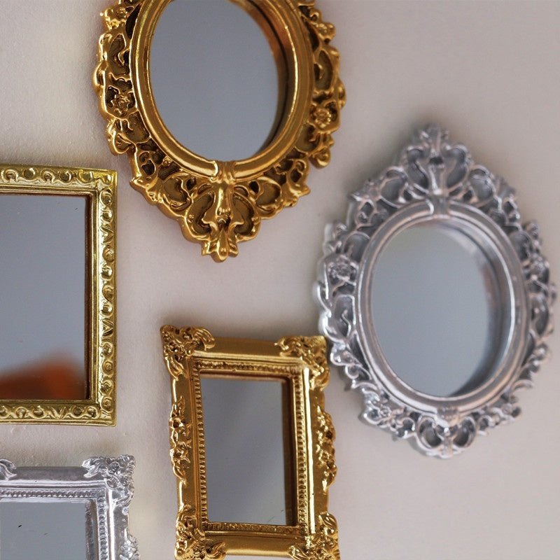 Victorian Mini Mirror Decorations for Wall