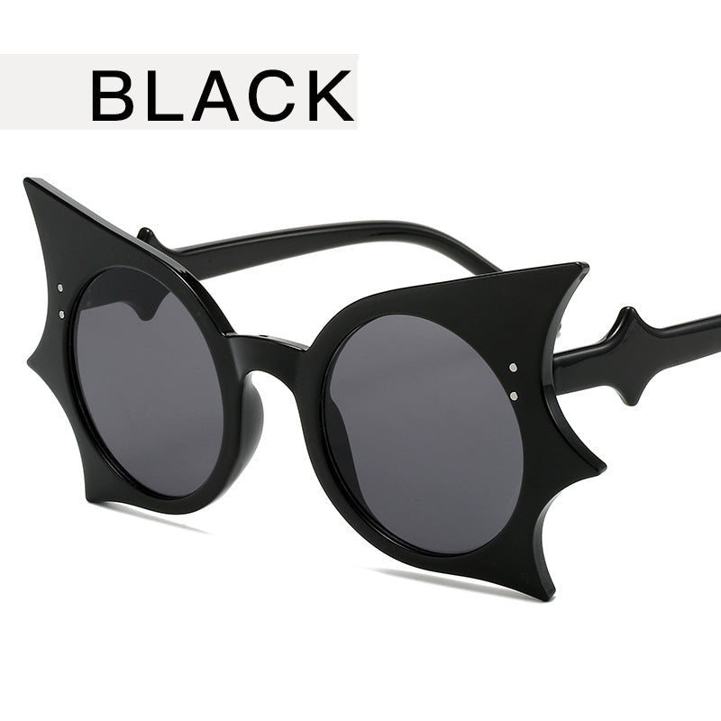 Vintage Goth cat eye Sunglasses Black