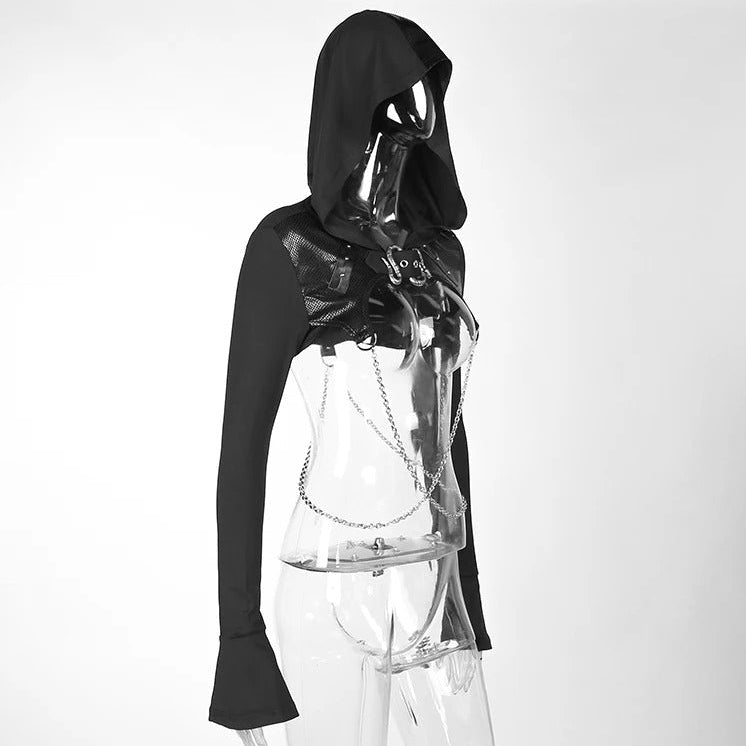 Witch Hooded Shrug Sleeve Cardigan