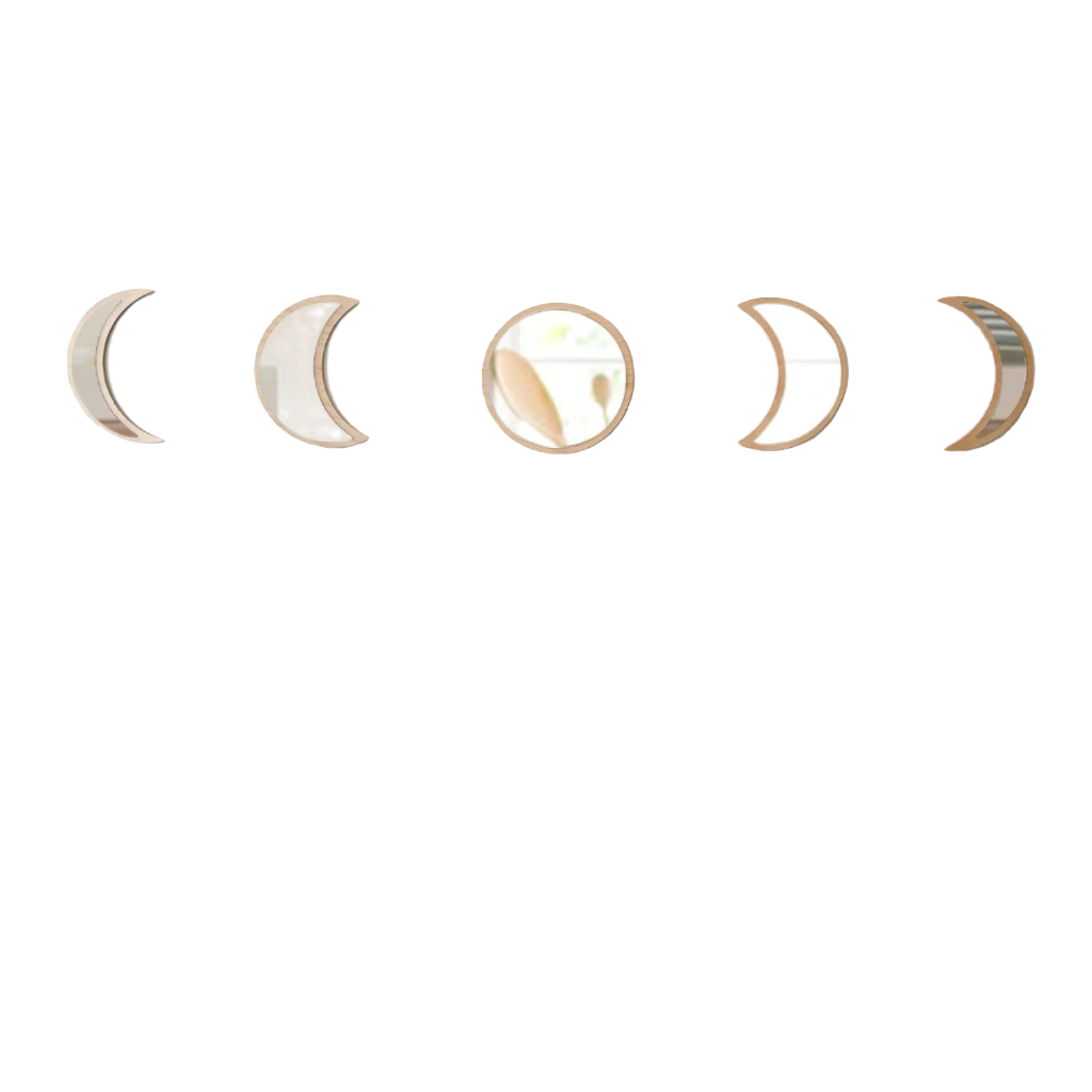 Witchcore Moon Mirror Set Phase Cycle