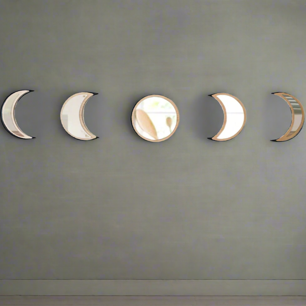 Witchy Moon Mirror Set Phase Cycle