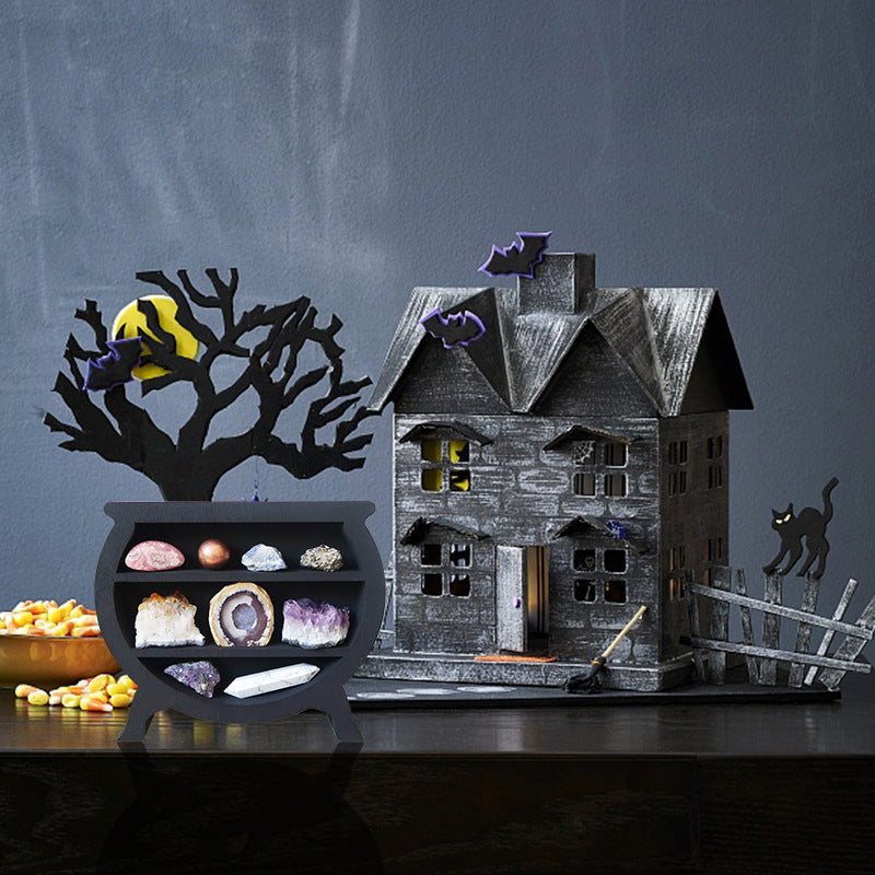 Witchy magic Cauldron Display Stand