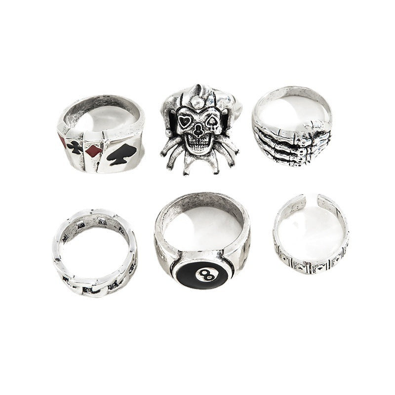 ace Gothic Ring Sets for Men