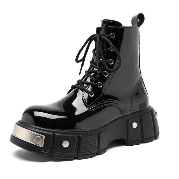 alt Goth Platform Boots for Men