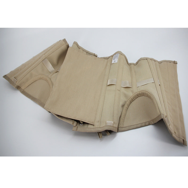 hourglass Corset Embossed beige waspie