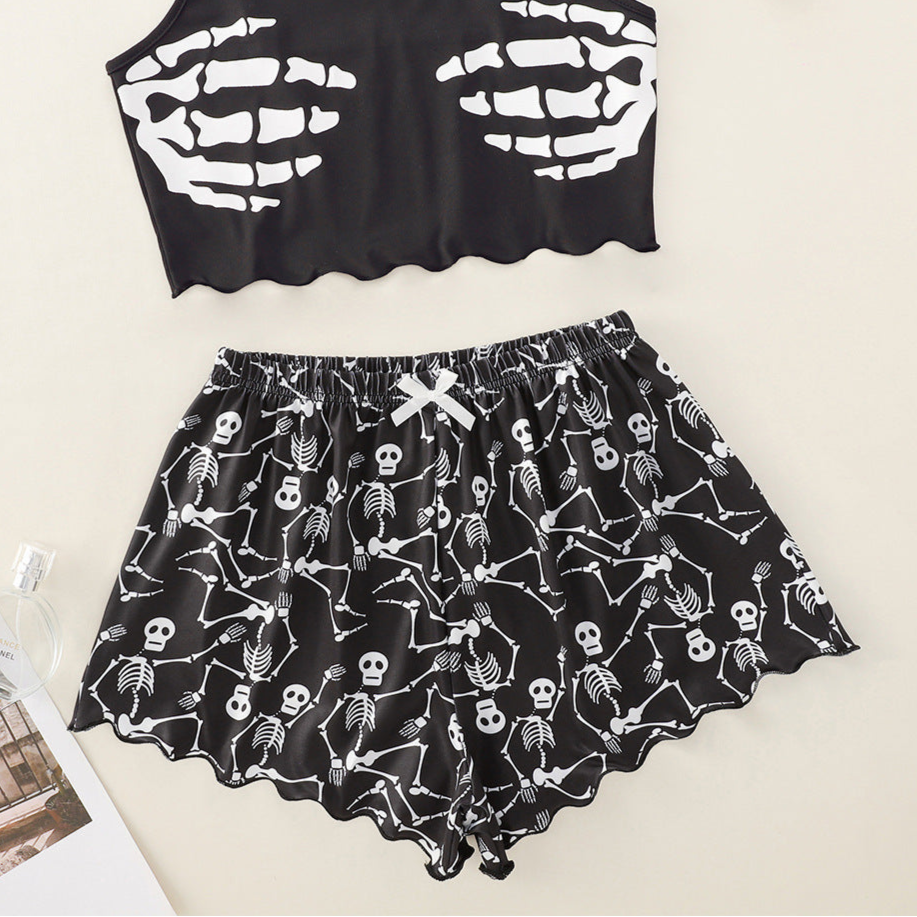Goth Pjs for Summer skeelton hands