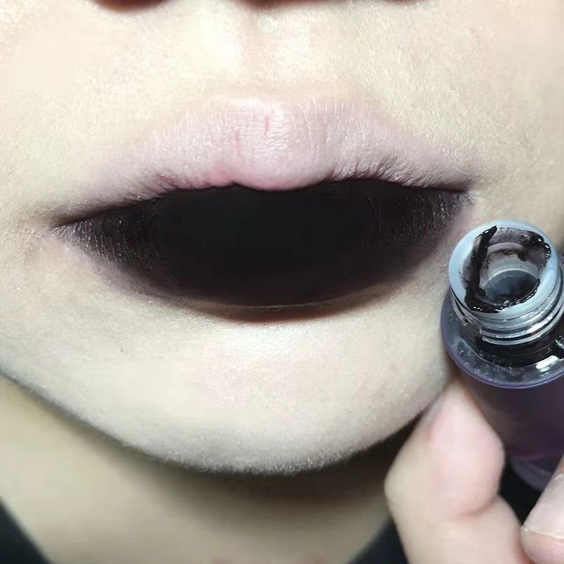 Black Matte Liquid Lipstick Gothic