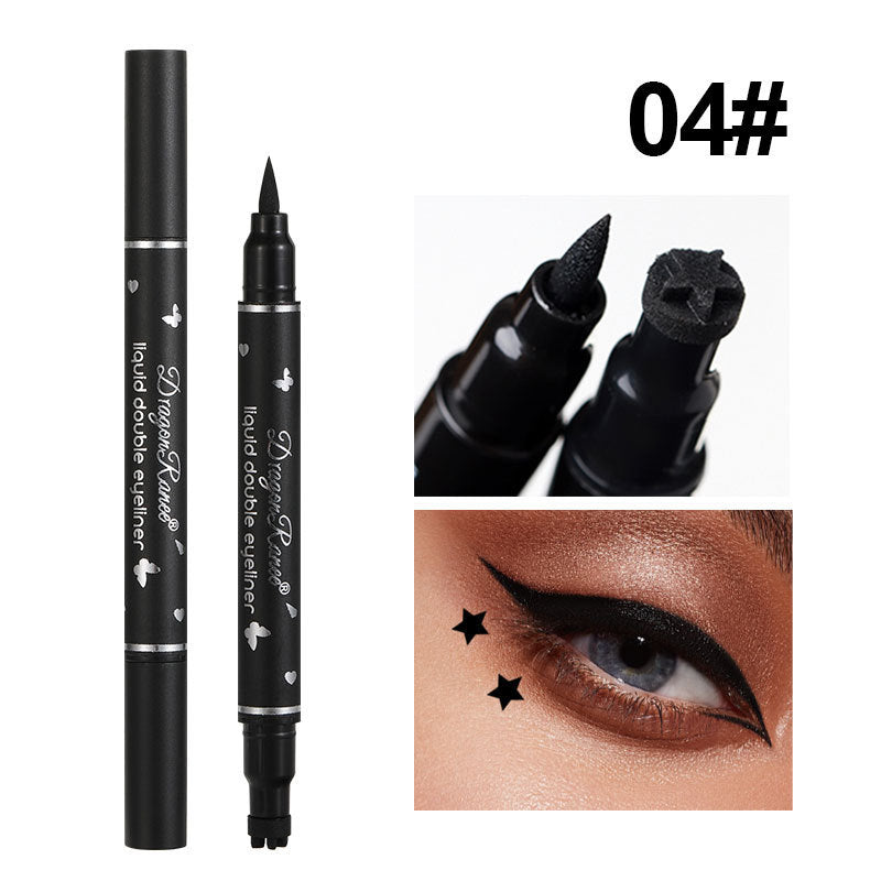 Star Stamp Eyeliner Pen Double Headed Waterproof