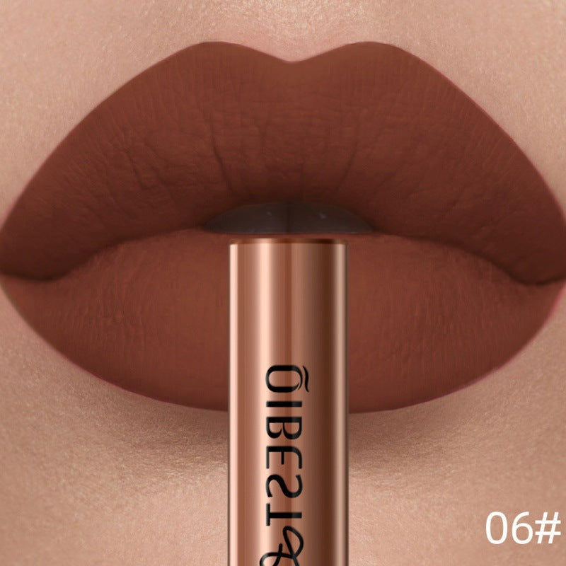 brown Red Lipstick Gothic