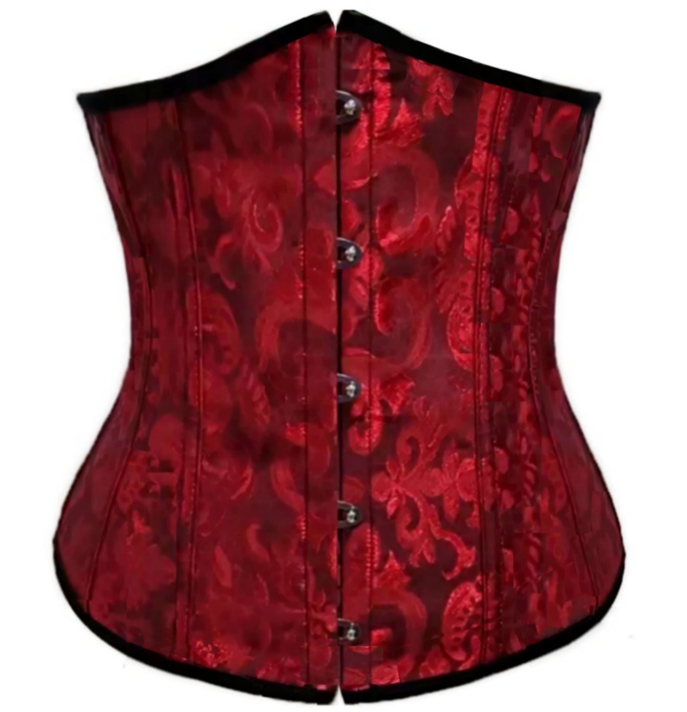 Red Waspie Corset Gothic