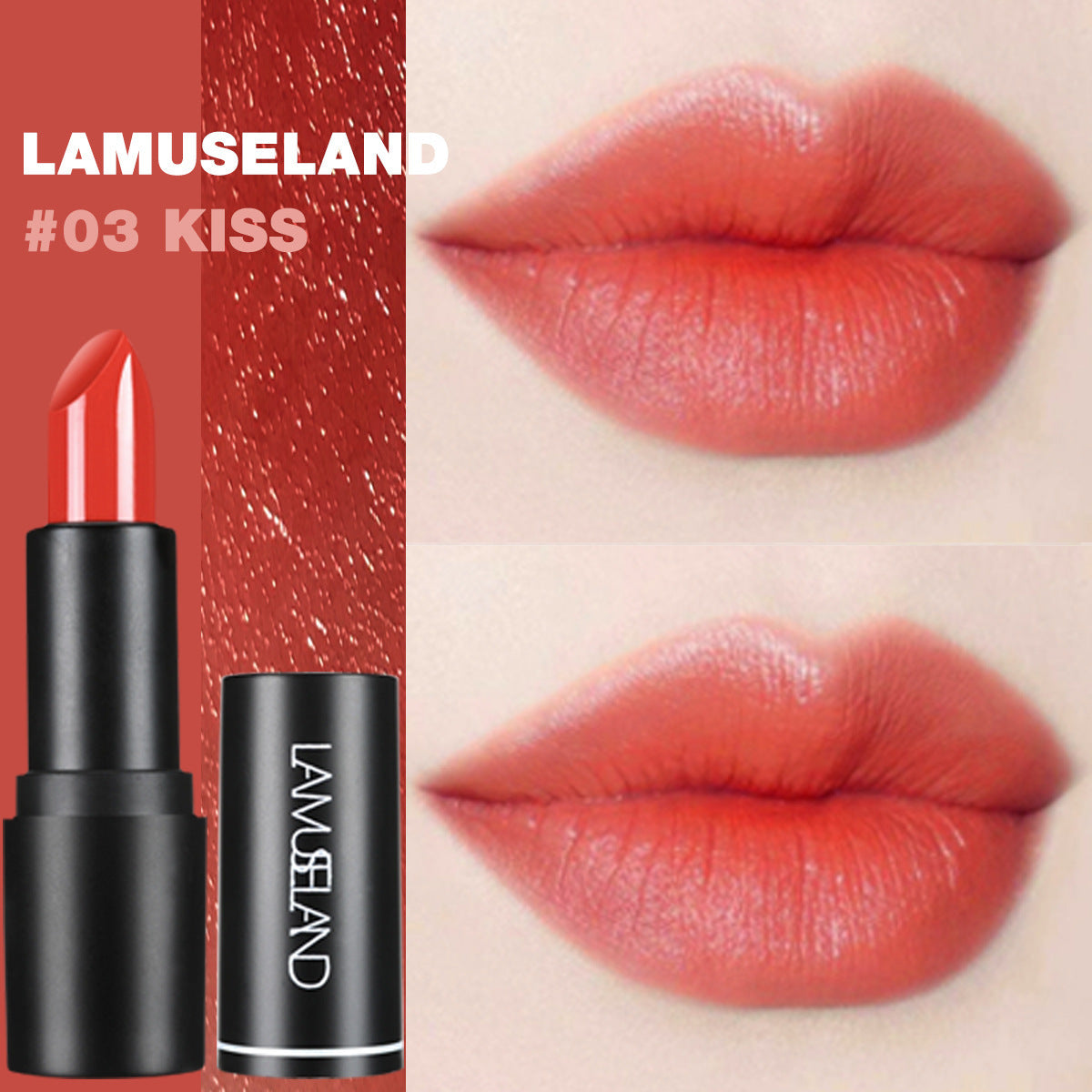 Red Goth Glossy Lipstick