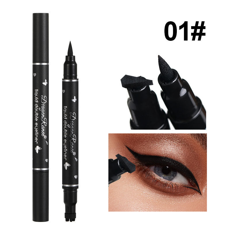 easy Stamp Eyeliner Pen Double Headed Waterproof