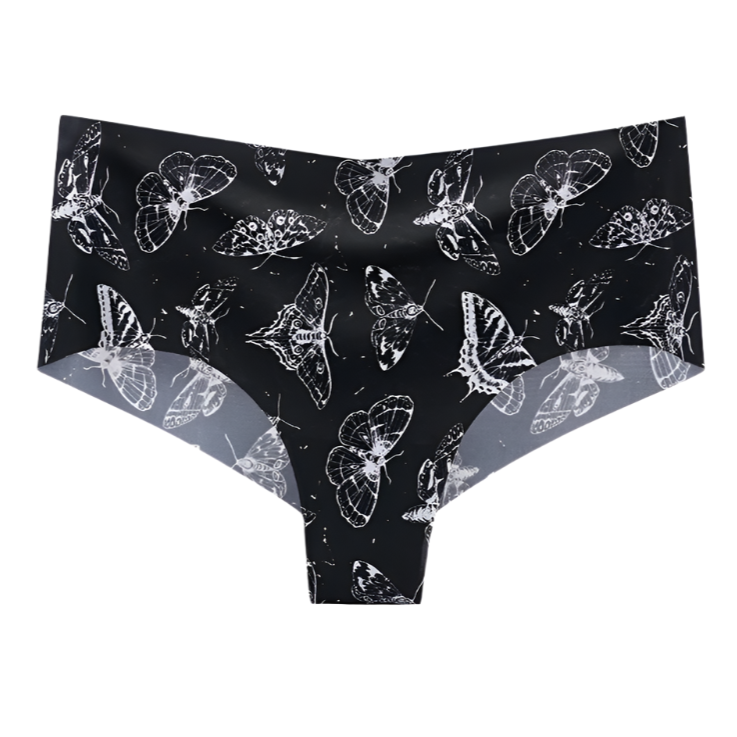 goth Black Moth Panties Gothic