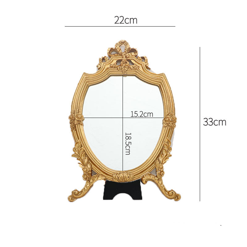 gothic Gold Victorian Vanity Mirror