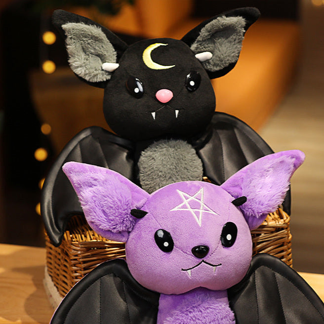 goth Pentagram Bat Plushie Gothic