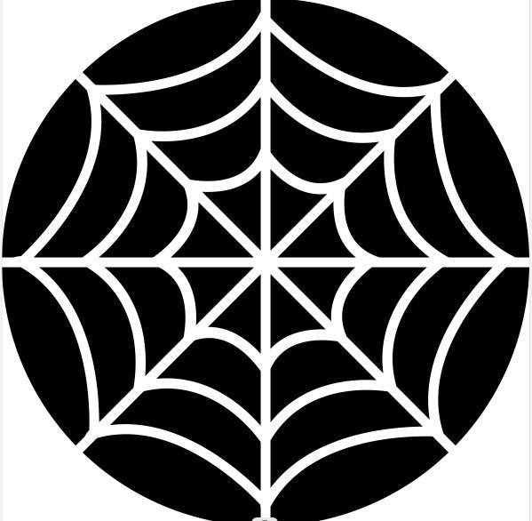 Spider Web Rug goth