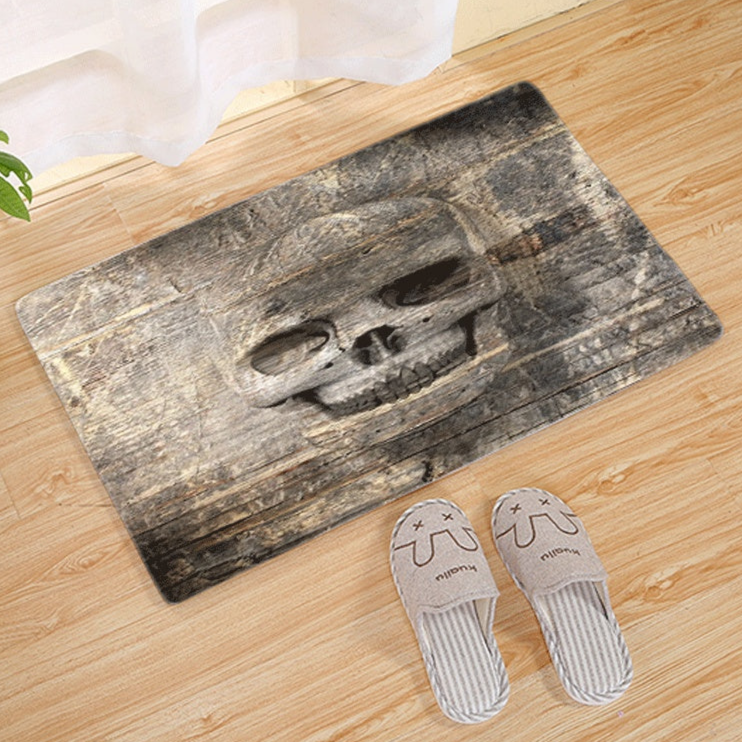 Small 3d Skull Mat