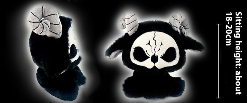 goth grim reaper plush with horns sheep
