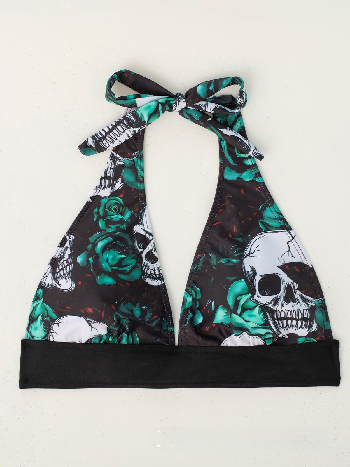 Skull Print Bikini Set Padded Style