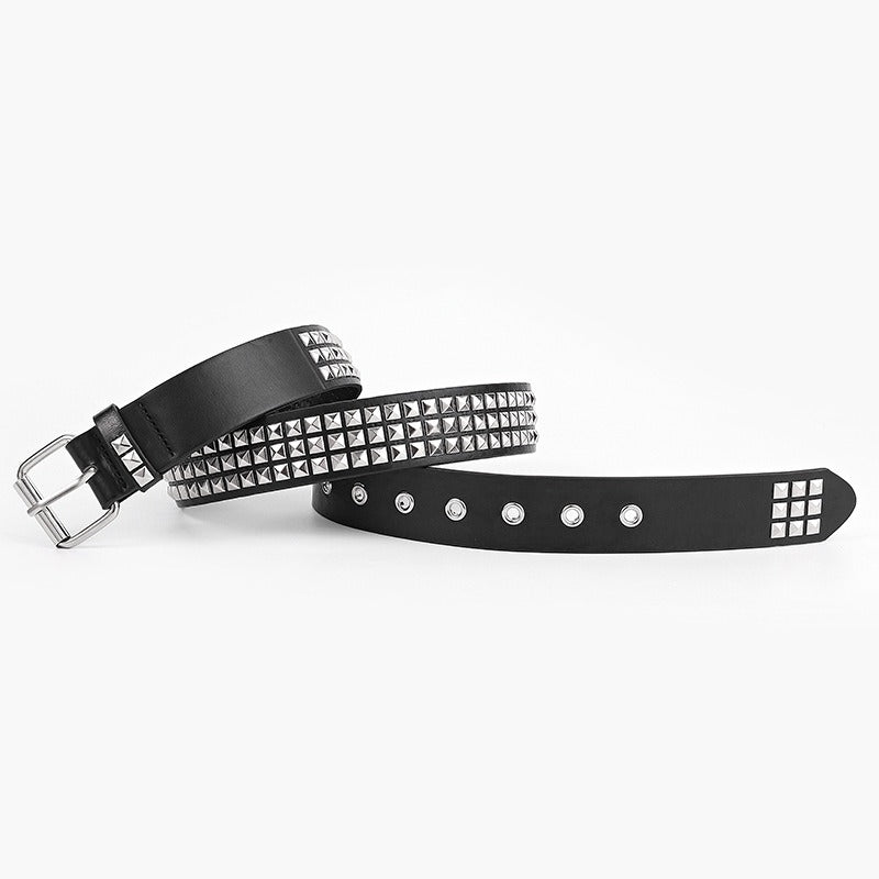 Black Gothic Studded Belt