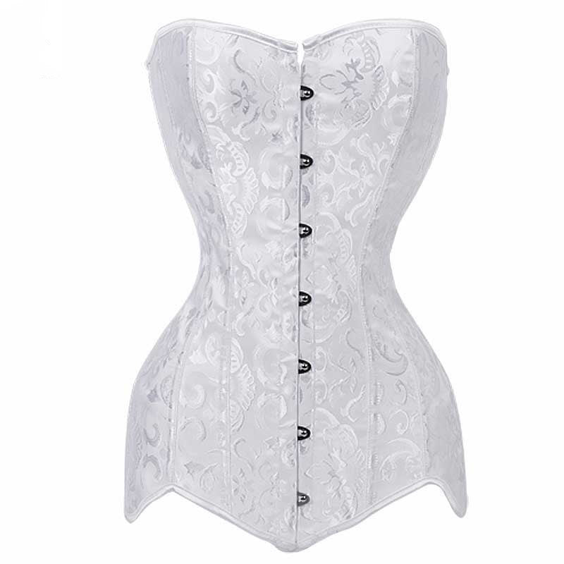 plus size Black Overbust Corset Plus Size