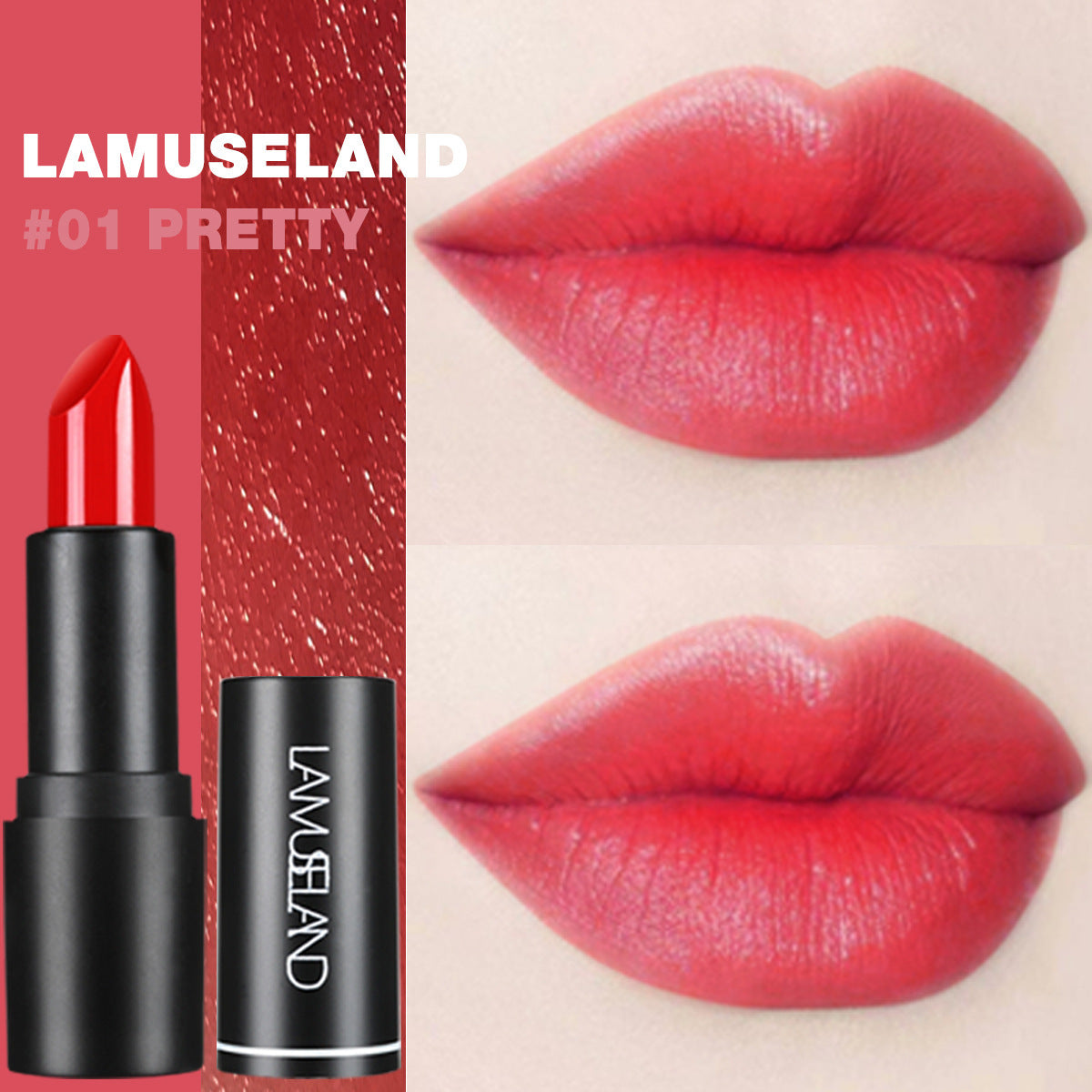 Red Goth Glossy Lipstick