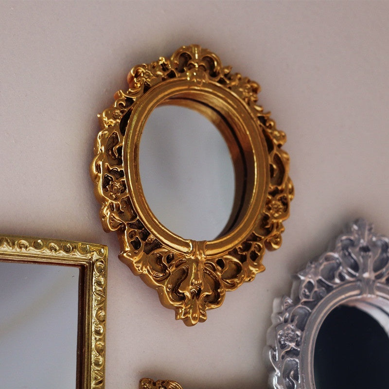 Victorian retro Mini Mirror Decorations for Wall