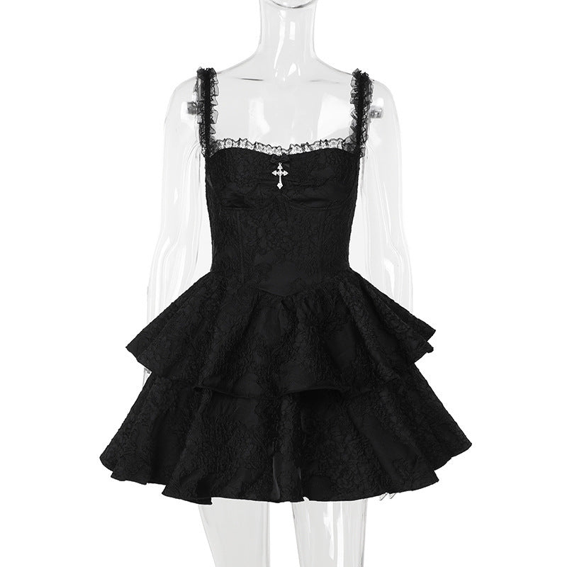 Witch Dress Short Black